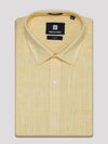 Mens Cotton Butter Colour Regular Fit Shirt Oura