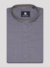 Men's Cotton Indigo Color Full Sleeves Mid length Kurta Style In