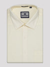 Mens Cotton Linen Regular Fit Cream Colour Shirt Azuro Linen