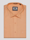 Mens Cotton Linen Regular Fit Peach Colour Shirt Azuro Linen