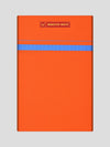 Mens Cotton Orange Color Single Layered Dhoti with Assorted Border - Harban