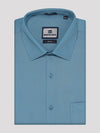 Mens Cotton Regular Fit Blue Colour Shirt Remo