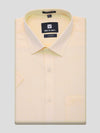 Mens Cotton Regular Fit Butter Colour Shirt Stronic