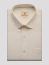 Men's Cotton Regular Fit Cream Color Shirt Lavkush