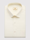 Men's Cotton Regular Fit Cream Color Shirt Lavkush