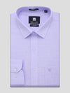 Mens Cotton Regular Fit Lavender Colour Shirt Stronic