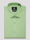 Mens Cotton Regular Fit Lime Colour Shirt Urban Light