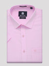 Mens Cotton Regular Fit Pink Colour Shirt Stronic