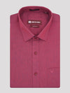 Mens Cotton Regular Fit Ruby Colour Shirt Festive