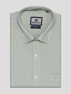 Mens Cotton Regular Fit Sap Colour Shirt Remo