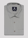 Mens Cotton Regular Fit Steel Colour Shirt Remo