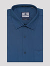 Mens Cotton Regular Fit Teal Colour Shirt Remo