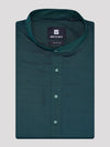 Men's Cotton Sea Green Color Full Sleeves Mid Length Kurta Style In