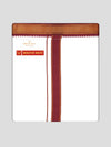 Mens Cotton White Colour Double Layered with Myilkhgan Border Velcro Pocket Dhoti - Lepakshi