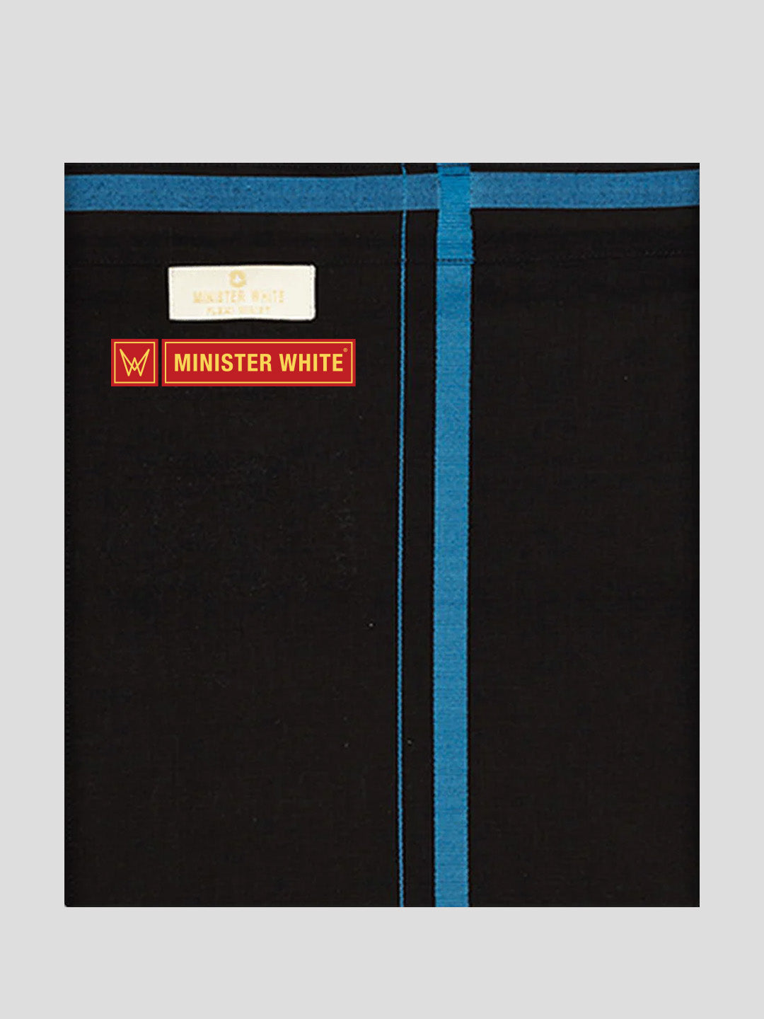 Mens Cotton White Colour Single Layered with Gold Jari Flexi Dhoti - Gurudutt Sgl