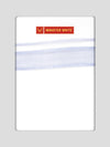 Mens Cotton White Double Layered Dhoti with Sky Blue Fancy Kara - Empuran