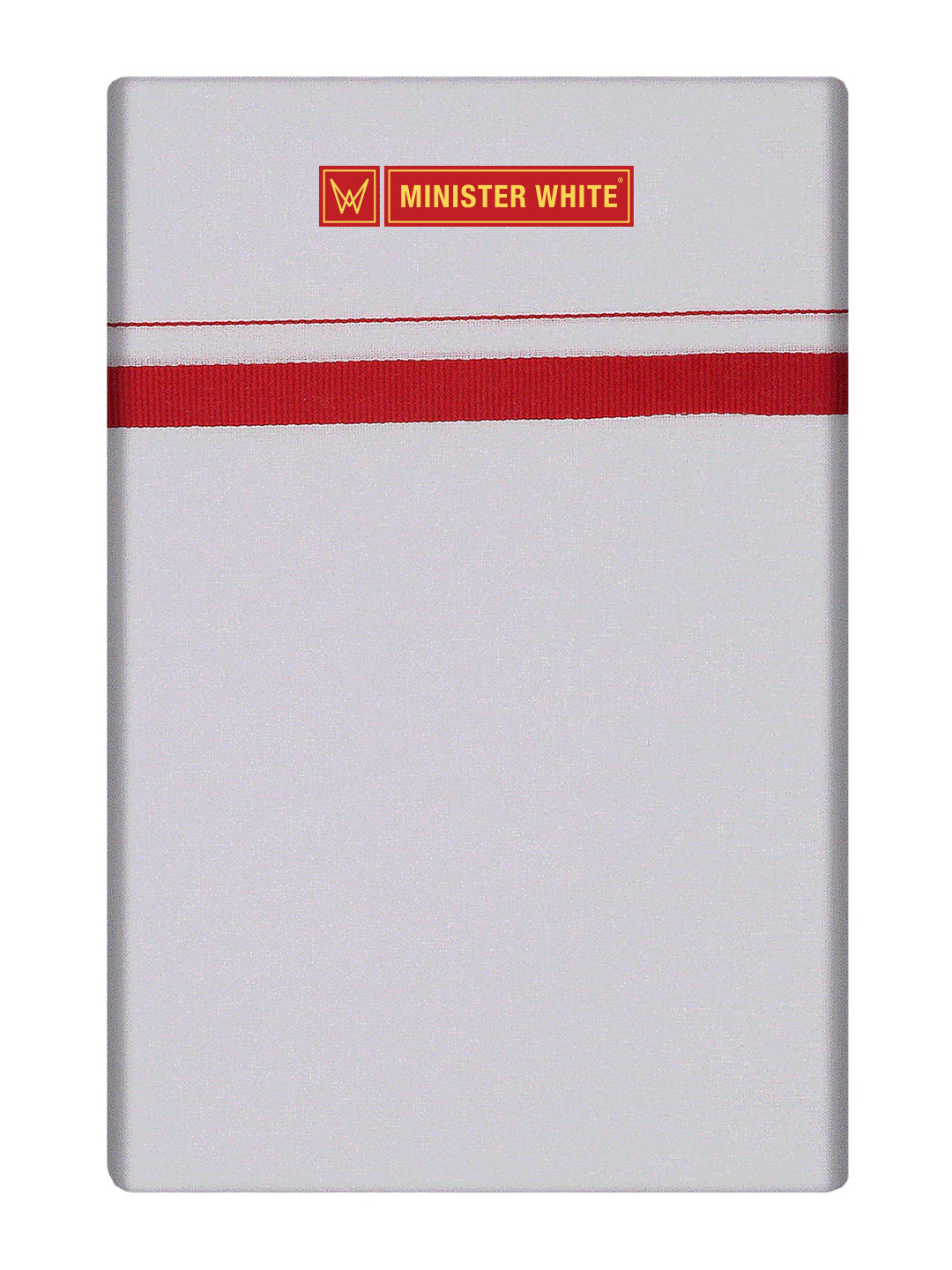 Mens Cotton White Single Layered Dhoti with Big Border - Vishant