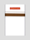 Mens Cotton White Single Layered Dhoti with Brown Fancy Border - Janatha