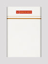 Mens Cotton White Single Layered Small Border Dhoti - Cheerful (Starch)