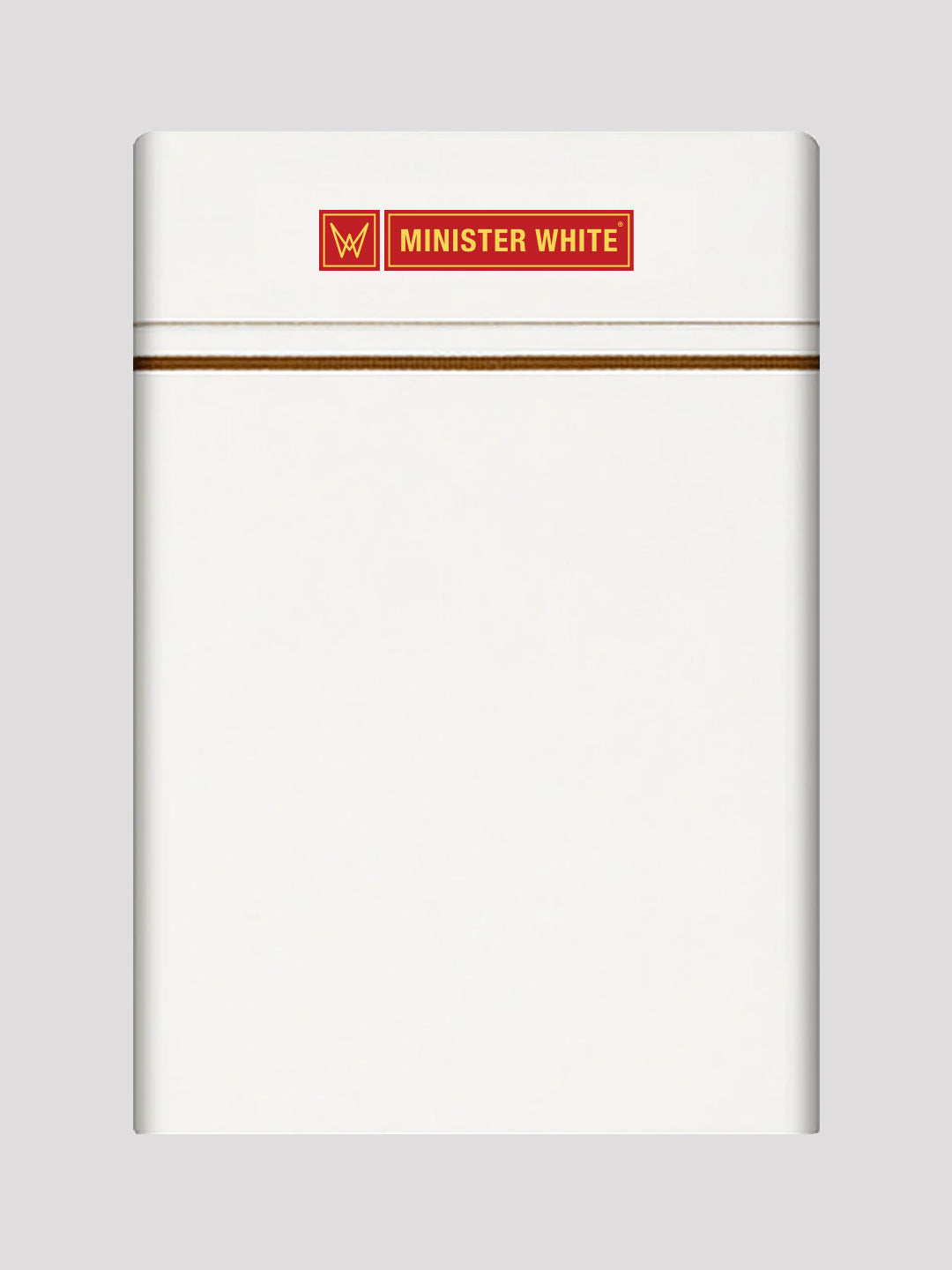 Mens Cotton White Single Layered Small Border Dhoti - Cherish