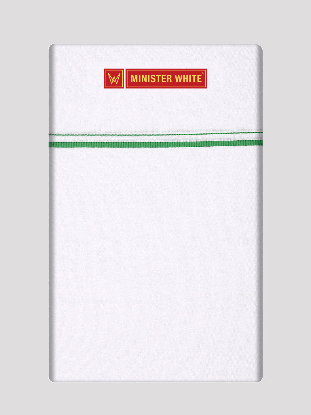 Mens Cotton White Single Layered Small Border Dhoti - Linth