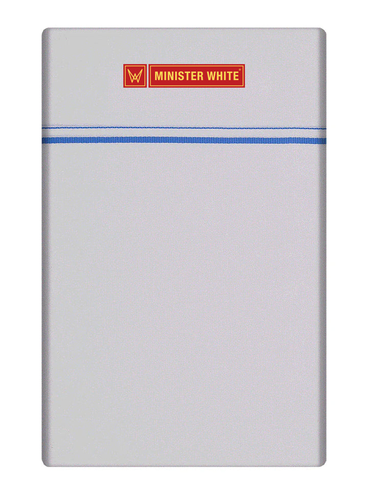 Minister White Men's Single Layer Dhoti (2m) – ministerwhite.com