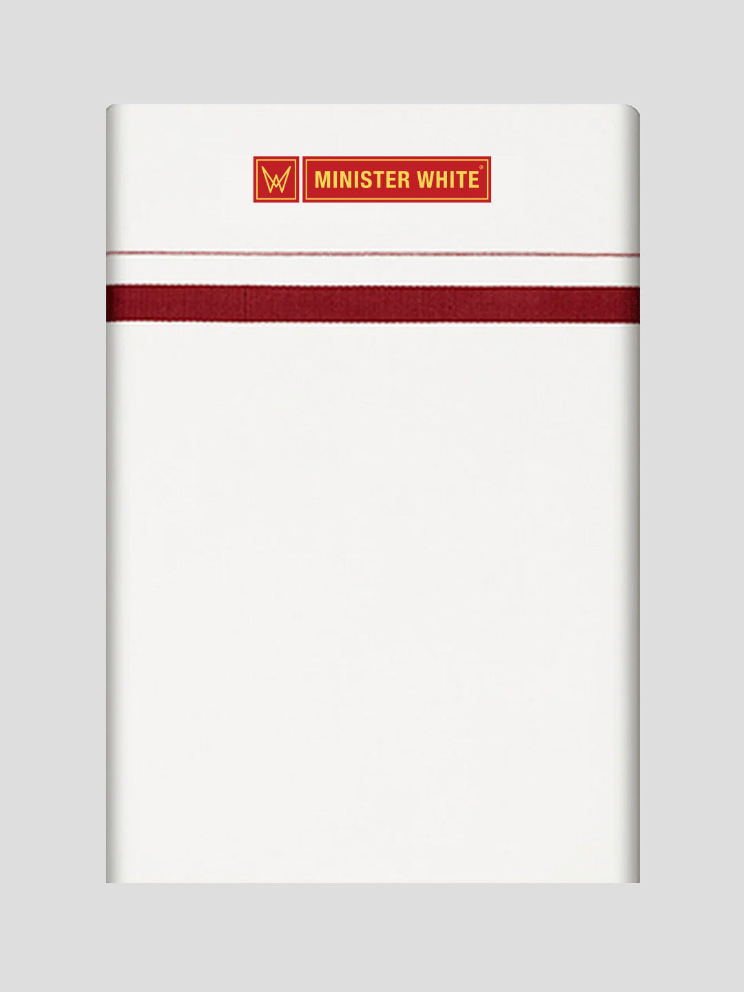 Mens Cotton White Single Layered with Big Border Dhoti - Command