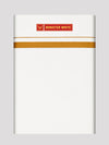 Mens Cotton White Single Layered with Big Border Dhoti - Harmony