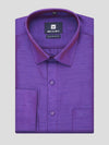 Mens Dupion Satin Regular Fit Dark Violet Colour Shirt