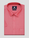 Men's Dupion Satin Regular Fit Pink Color Shirt