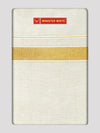 Mens Single Layer Tissue Cream Colour Dhoti with Jari Border- Spartan 60 K