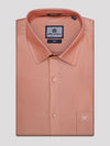 Men's Taffeta Relax Fit Dark Peach Color Shirt Zest