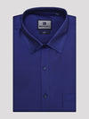 Mens Taffeta Relax Fit Deep Blue Colour Shirt Zest