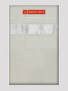 Mens Tissue Double Layer Silver Colour Dhoti - Mystic Silver