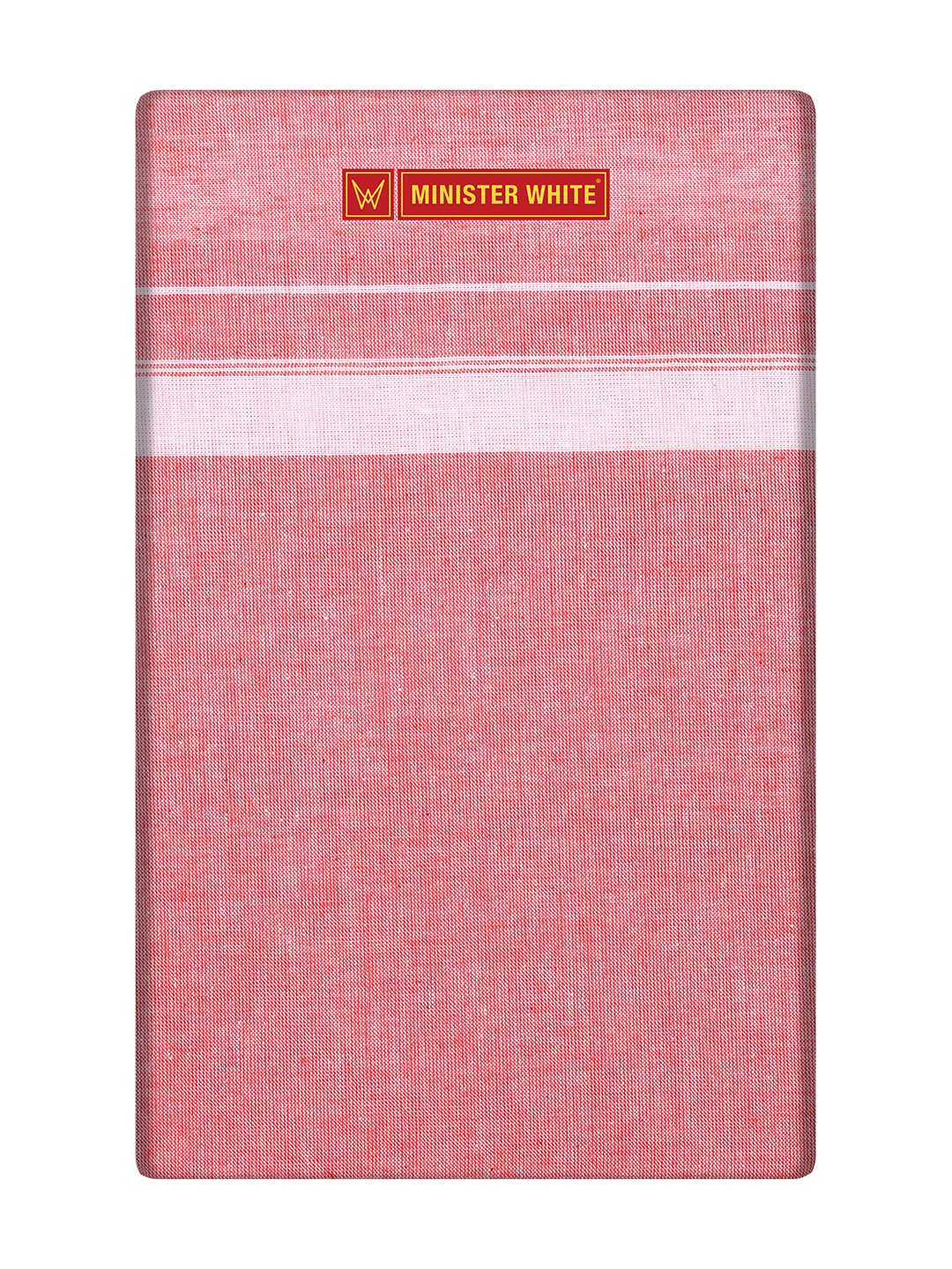 Men's Cotton Light Kavi Single Layered Dhoti with Assorted Border Karunsagar