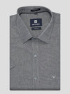 Mens Cotton Regular Fit Grey Colour Shirt Oxford