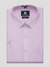 Mens Cotton Regular Fit Lilac Purple Colour Shirt Stronic