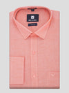 Mens Cotton Regular Fit Peach Colour Shirt Oxford