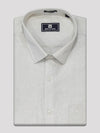 Mens Silver Colour Tissue Shirt Lavish