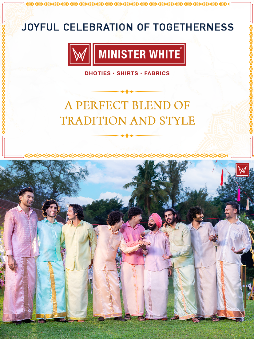 A joyful celebration of togetherness with Minister White's Collections of traditional styles