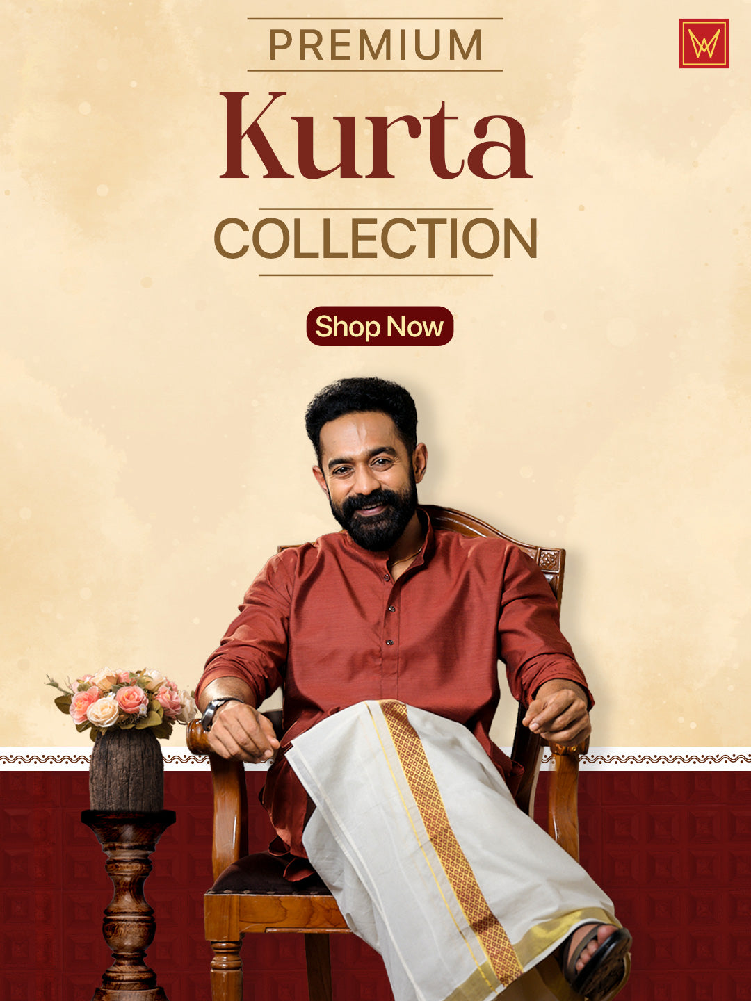 Minister White Premium Kurta Collection with Actor Asif Ali