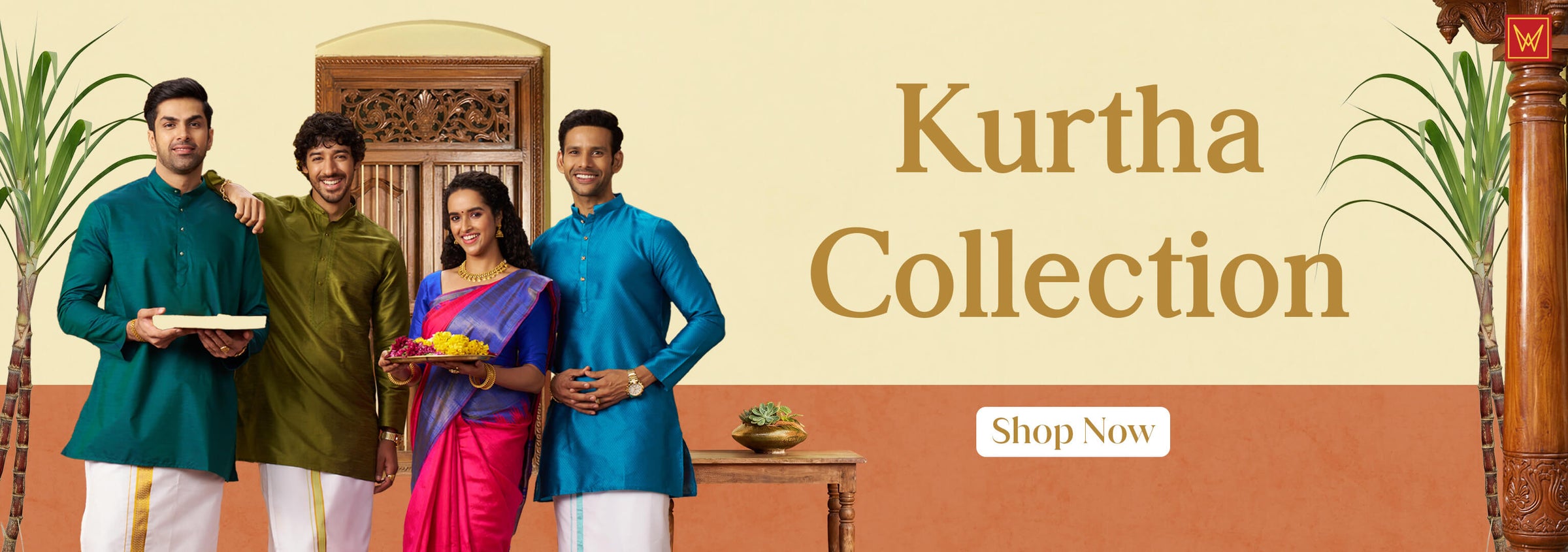 Minister White Traditional Kurtha Collection for Pongal 2026