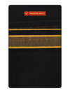 Mens Black Cotton Single Layered Dhoti with Gold Border Neelimala