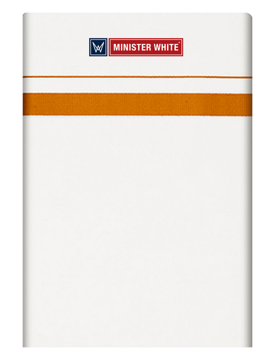 Mens Cotton White Dhoti With Assorted Big Border - Noble by Minister White