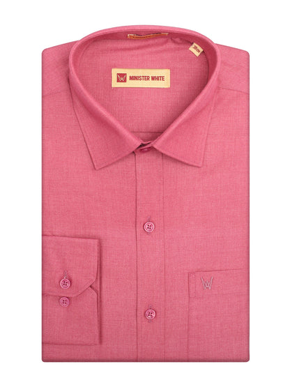 Men's Pink Color Shirt Casper Trends