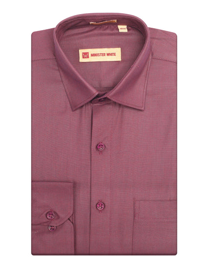 Men's Dark Wine Color Shirt Casper Trends