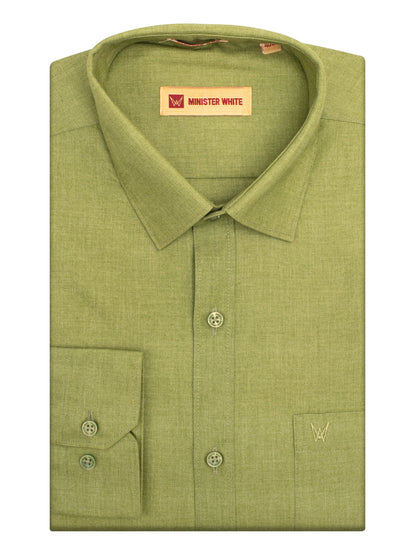 Men's Light Green Color Shirt Casper Trends