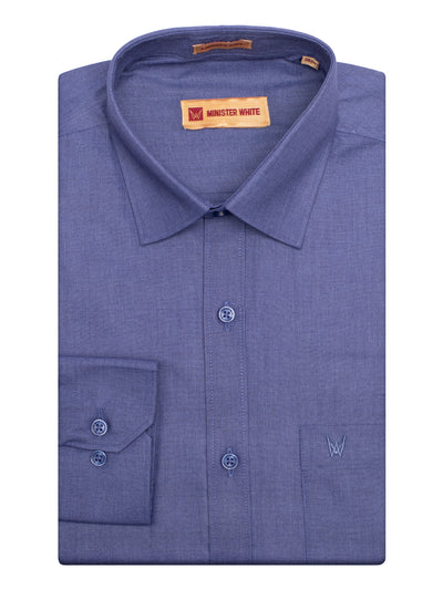 Men's Blue Color Shirt Casper Trends