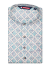 Men's Cotton Green with Sandal Mandarin Collar Fashion Kurta 30122