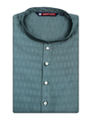 Men's Art silk Green Mandarin Collar Fashion Kurta 12005